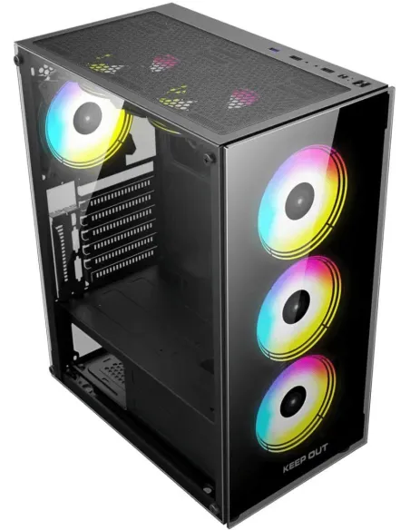 Keep Out XC-210 GLASS USB 3.0 Negra