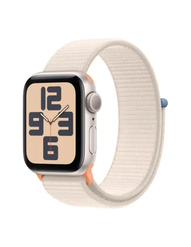Apple Watch SE 2022 2ª Generación 40mm Aluminio Starlight con Correa Textil Beige