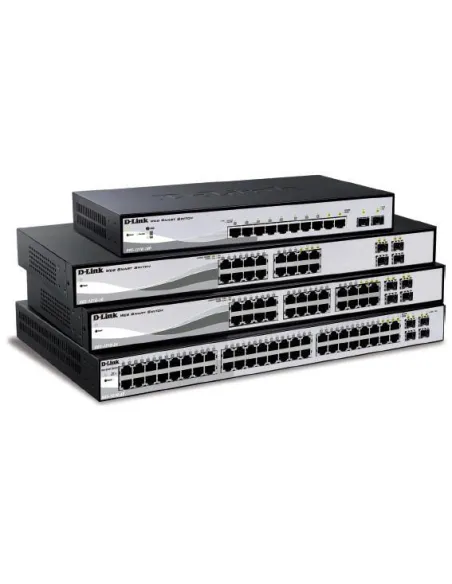 D-Link DGS-1210-48/E Smart Switch Gestionado 48 Puertos + 4 Puertos SFP