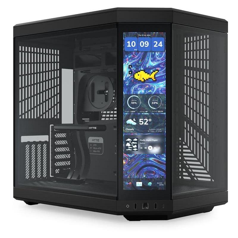 Hyte Y70 Touch Infinite con Pantalla USB 3.2 Negra