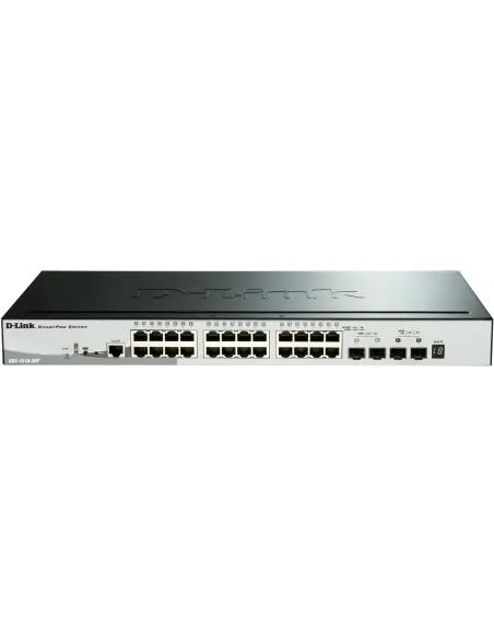 D-Link DGS-1510-28P/E Switch Gestionable 24 Puertos Gigabit PoE + 2 SFP 1000 Mbps + 2 10G SFP+