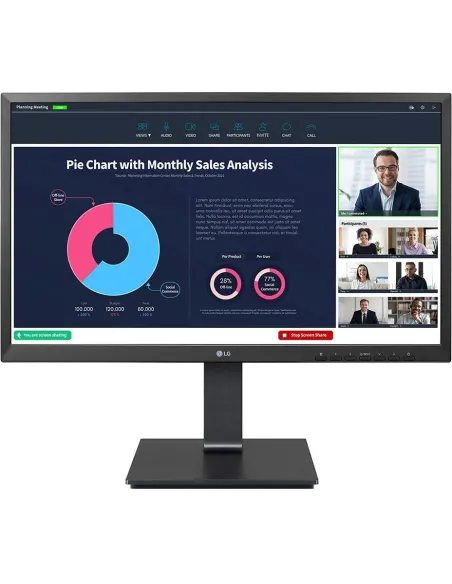 LG 24BP75CPB 23.8" LED IPS 23.8" FullHD 60Hz con Cámara