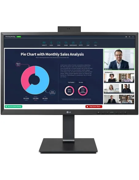 LG 24BP75CPB 23.8" LED IPS 23.8" FullHD 60Hz con Cámara