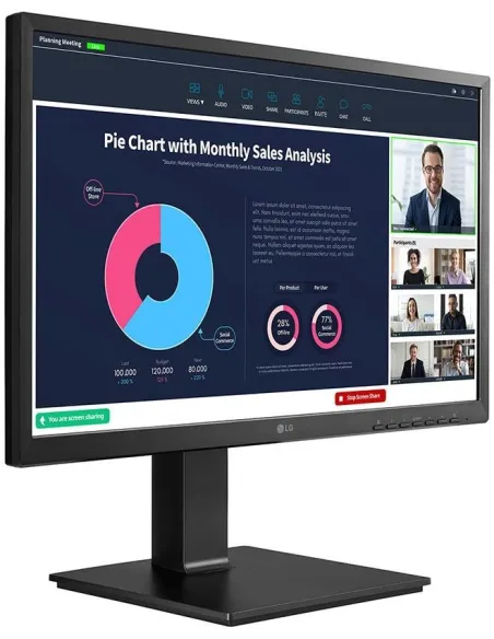 LG 24BP75CPB 23.8" LED IPS 23.8" FullHD 60Hz con Cámara