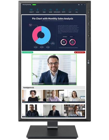 LG 24BP75CPB 23.8" LED IPS 23.8" FullHD 60Hz con Cámara