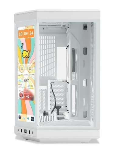 Hyte Y70 Touch Infinite con Pantalla USB 3.2 Blanca