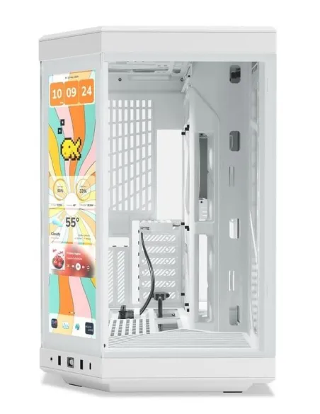 Hyte Y70 Touch Infinite con Pantalla USB 3.2 Blanca