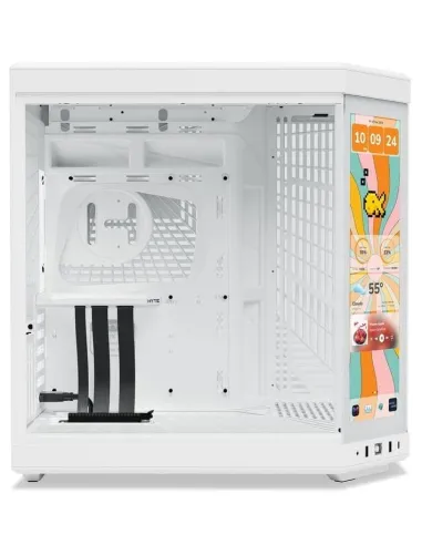 Hyte Y70 Touch Infinite con Pantalla USB 3.2 Blanca