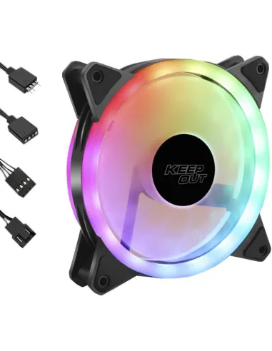 Keep Out XFC-120SR Ventilador 120mm ARGB Negro