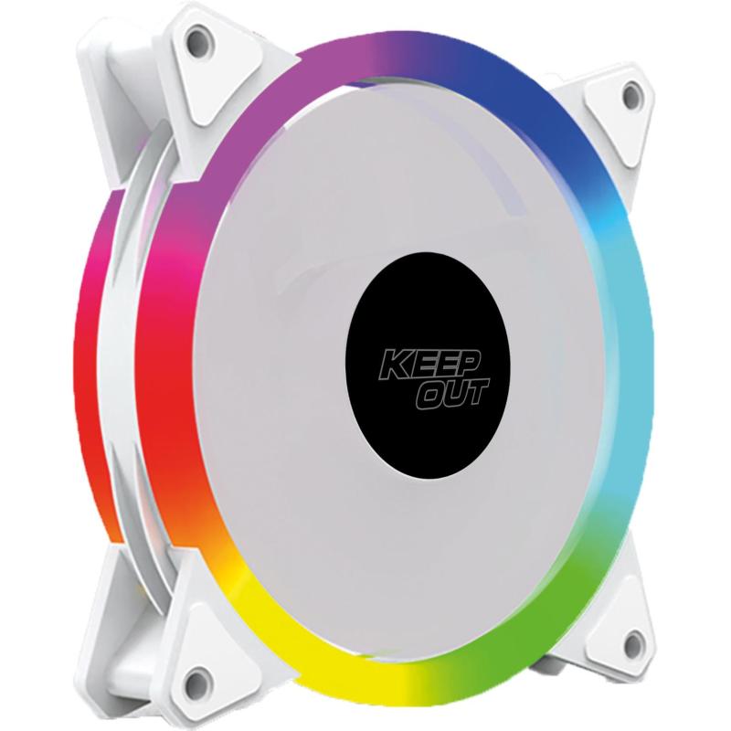 Keep Out XFC-120SRW Ventilador 120mm ARGB Blanco