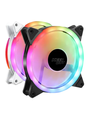 Keep Out XFC-120SRW Ventilador 120mm ARGB Blanco