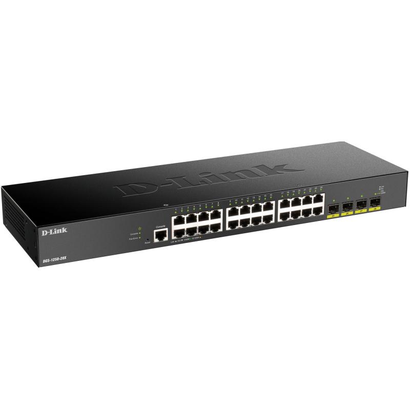 D-Link DGS-1250-28X/E Switch Gestionado 24 Puertos Gigabit + 4 Puertos 10G SFP+