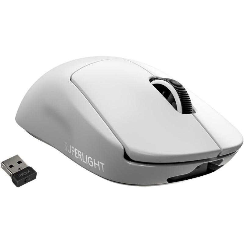 Logitech G Pro X Superlight Ratón Inalámbrico 25600 DPI Blanco