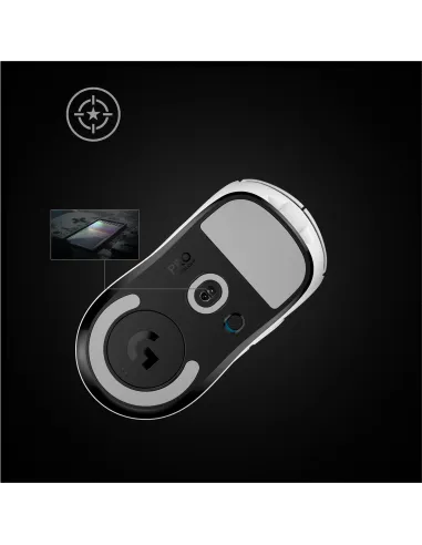 Logitech G Pro X Superlight Ratón Inalámbrico 25600 DPI Blanco