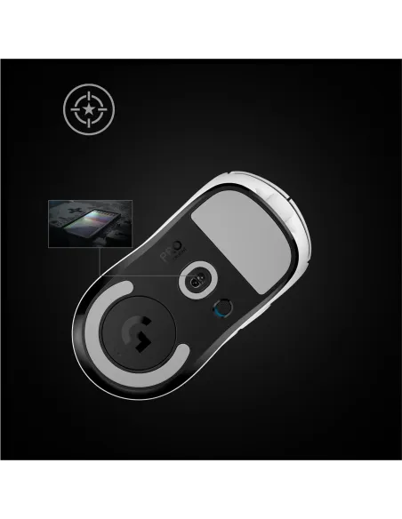 Logitech G Pro X Superlight Ratón Inalámbrico 25600 DPI Blanco
