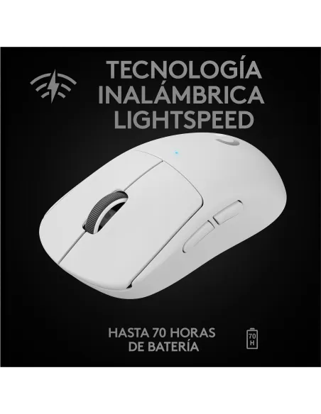 Logitech G Pro X Superlight Ratón Inalámbrico 25600 DPI Blanco