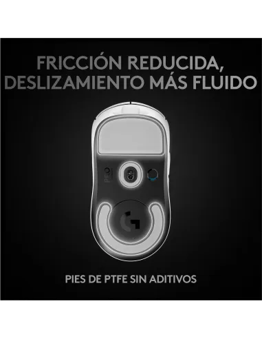 Logitech G Pro X Superlight Ratón Inalámbrico 25600 DPI Blanco