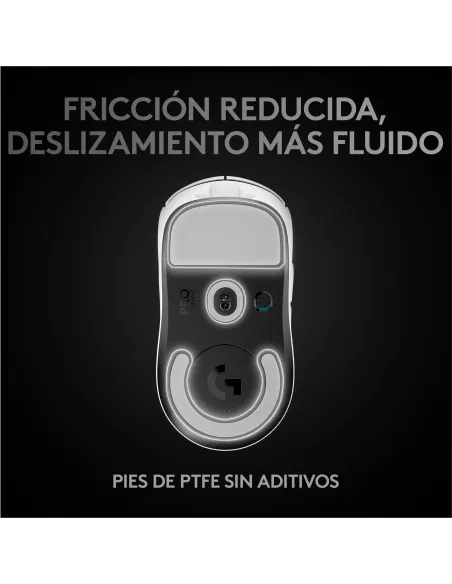 Logitech G Pro X Superlight Ratón Inalámbrico 25600 DPI Blanco