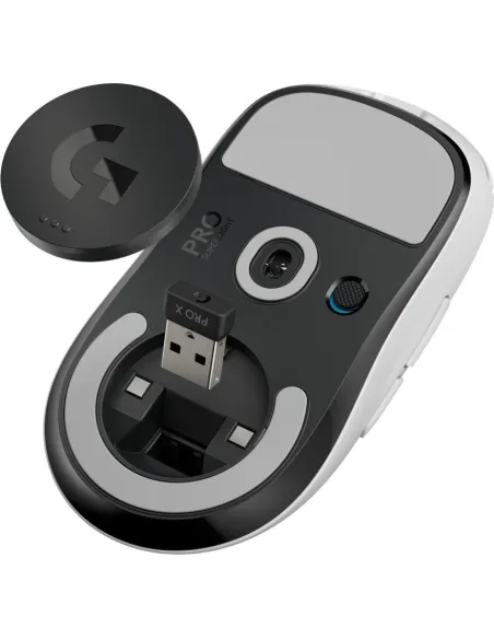 Logitech G Pro X Superlight Ratón Inalámbrico 25600 DPI Blanco