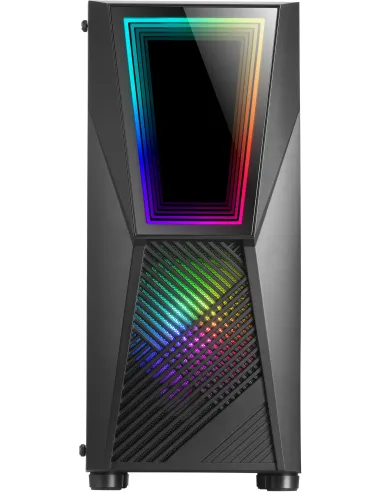 Mars Gaming MC777 Infinity Mirror Cristal Templado USB 3.0 aRGB Negra