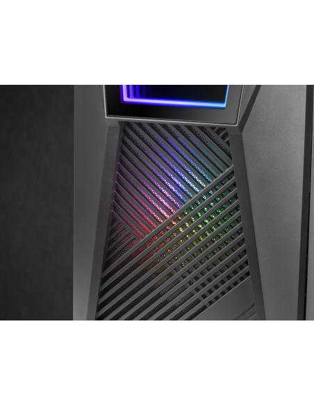 Mars Gaming MC777 Infinity Mirror Cristal Templado USB 3.0 aRGB Negra