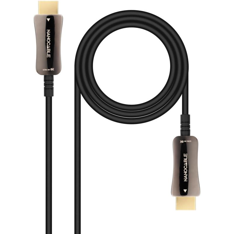 Nanocable 10.15.2120 Cable HDMI V2.1 AOC 8K 60Hz Macho/Macho 20m Negro