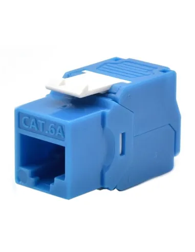 WP WPC-KEY-6AUP-TL/B Keystone Cat. 6A UTP RJ45 Hembra Azul