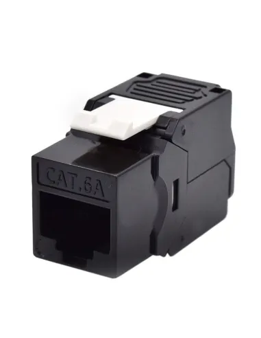 WP WPC-KEY-6AUP-TL/BL Keystone Cat. 6A UTP RJ45 Hembra Negro