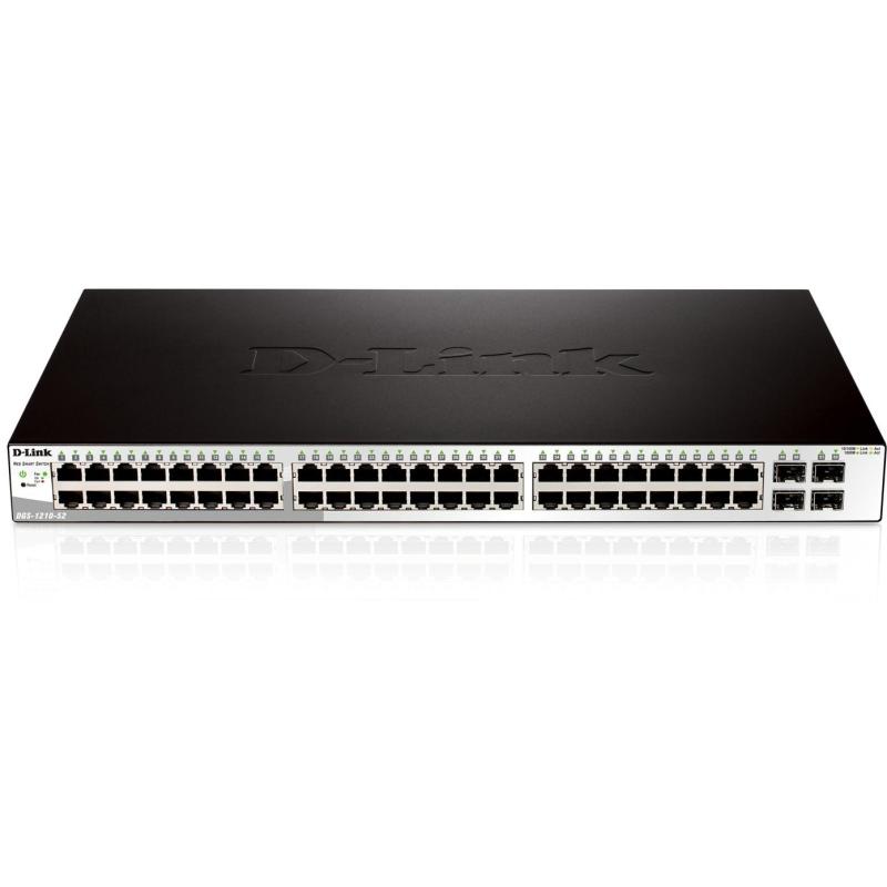 D-Link DGS-1210-52/E Switch Gestionado L2 52 Puertos RJ-45 + 4xSFP+