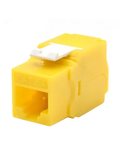 WP WPC-KEY-6AUP-TL/Y Keystone Cat. 6A UTP RJ45 Hembra Amarillo
