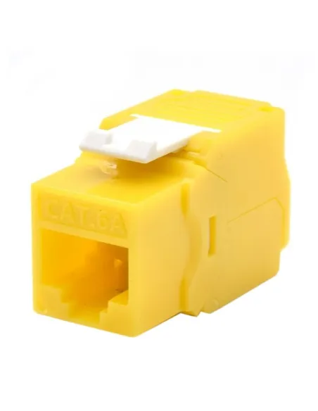 WP WPC-KEY-6AUP-TL/Y Keystone Cat. 6A UTP RJ45 Hembra Amarillo