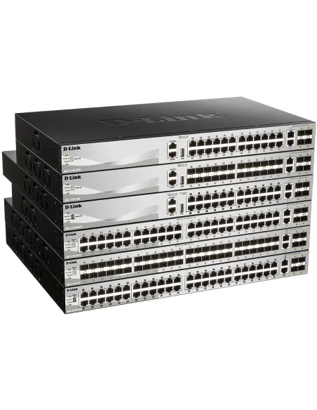 D-Link DGS-3130-54TS/E Switch Gestionable L3 Gigabit Ethernet 48 Puertos 4 Puertos SFP+