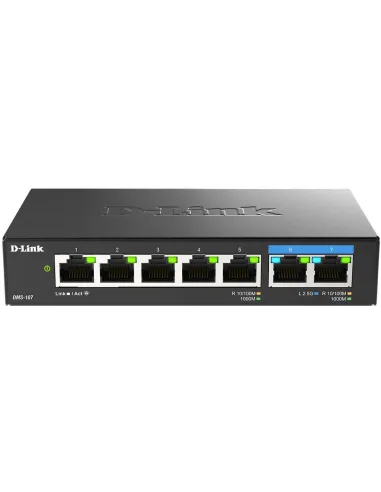 D-Link DMS-107/E Switch 7 Puertos No Administrado