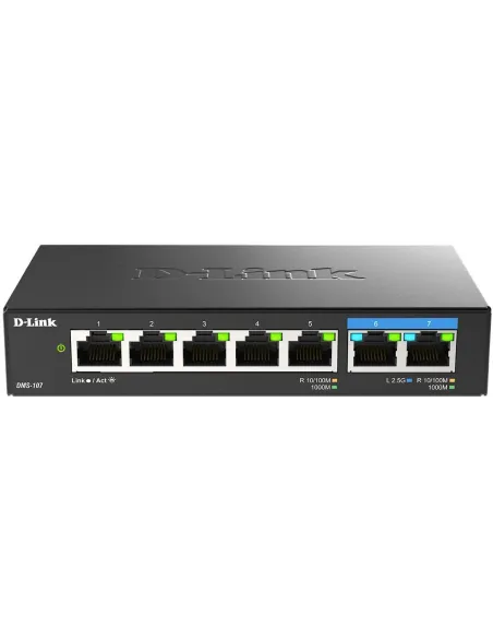 D-Link DMS-107/E Switch 7 Puertos No Administrado