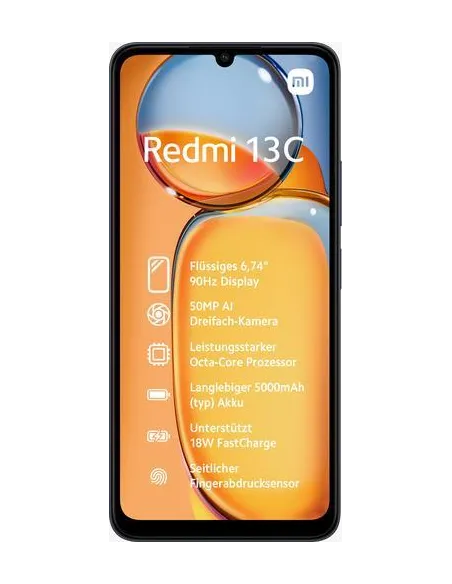 Xiaomi Redmi 13C 4/128GB Negro