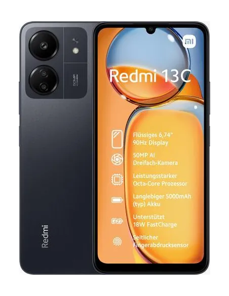Xiaomi Redmi 13C 4/128GB Negro
