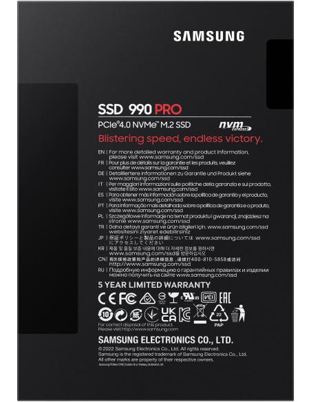 Samsung 990 Pro SSD M.2 4TB PCIe Gen 4