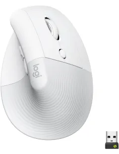 Logitech Lift Ratón Inalámbrico 4000 DPI Blanco