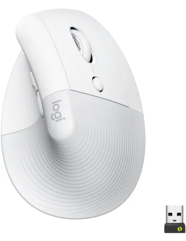 Logitech Lift Ratón Inalámbrico 4000 DPI Blanco
