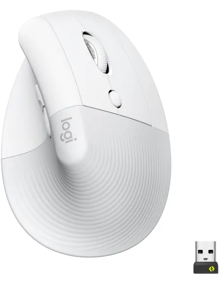 Logitech Lift Ratón Inalámbrico 4000 DPI Blanco