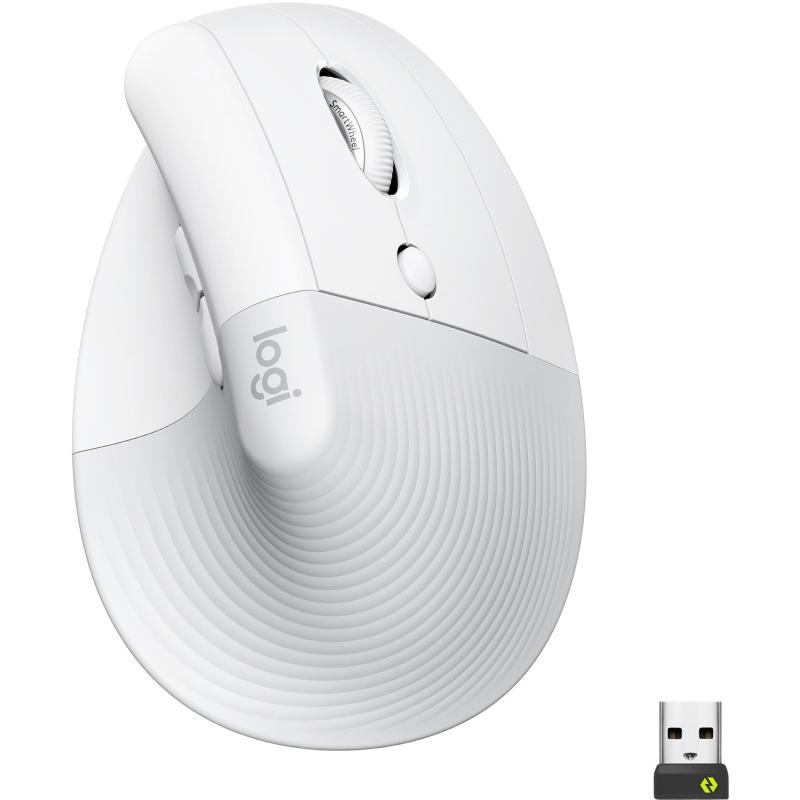 Logitech Lift Ratón Inalámbrico 4000 DPI Blanco