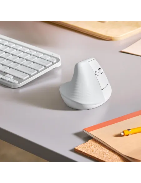 Logitech Lift Ratón Inalámbrico 4000 DPI Blanco