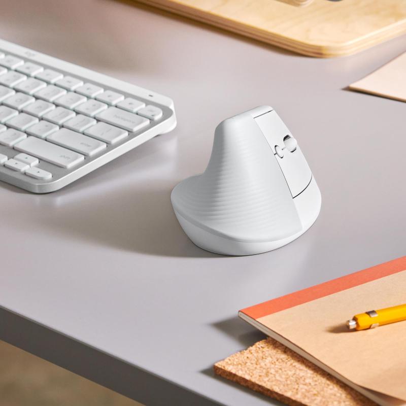 Logitech Lift Ratón Inalámbrico 4000 DPI Blanco