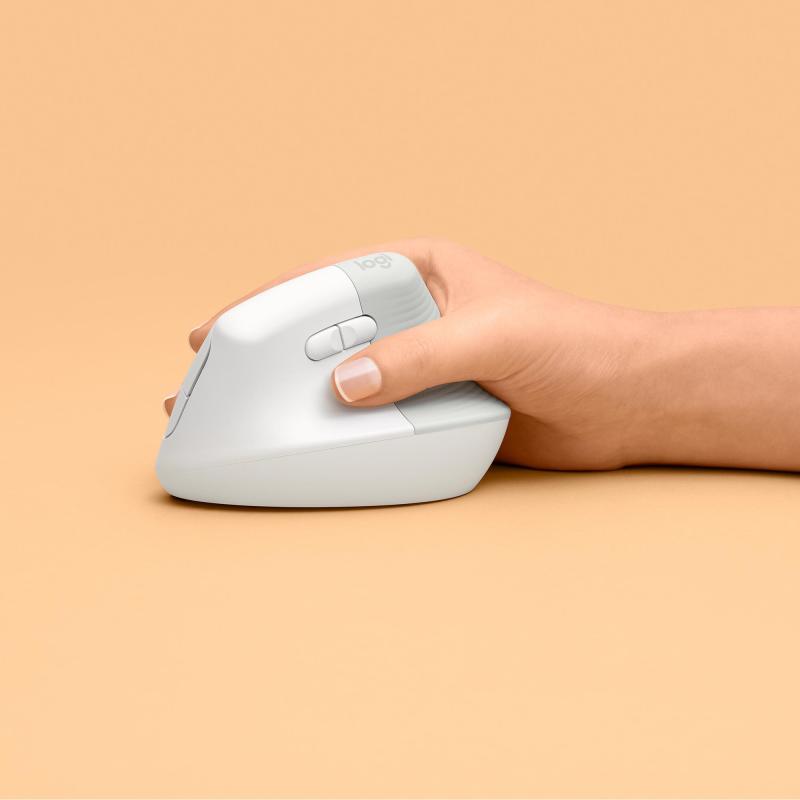 Logitech Lift Ratón Inalámbrico 4000 DPI Blanco