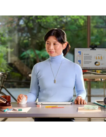 Logitech Lift Ratón Inalámbrico 4000 DPI Blanco