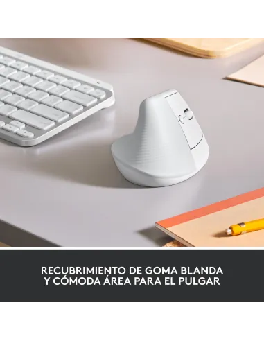 Logitech Lift Ratón Inalámbrico 4000 DPI Blanco