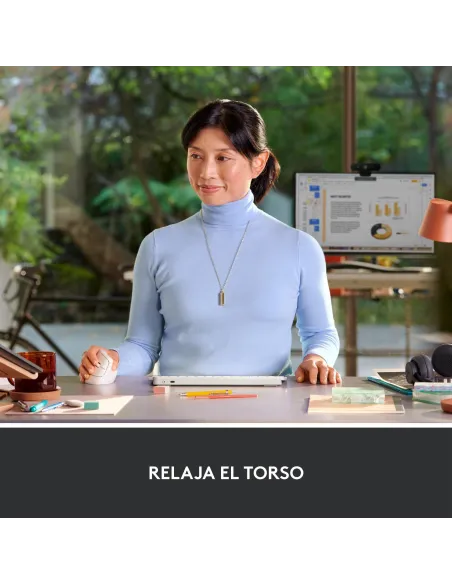 Logitech Lift Ratón Inalámbrico 4000 DPI Blanco