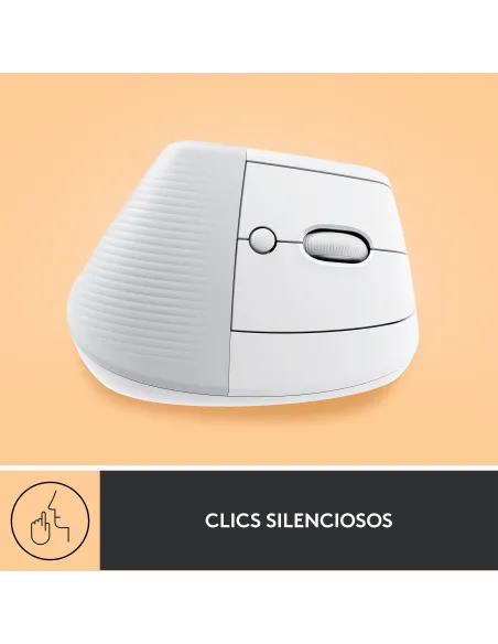 Logitech Lift Ratón Inalámbrico 4000 DPI Blanco