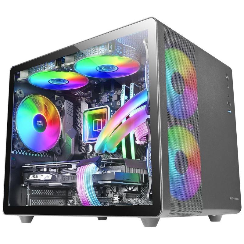 Mars Gaming MC-400 FRGB MicroATX Cristal Templado USB 3.0 Negra