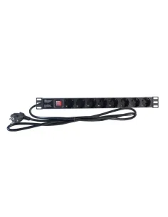 2LAN Regleta 19" 8 Schuko Interruptor-ANEAAA0347